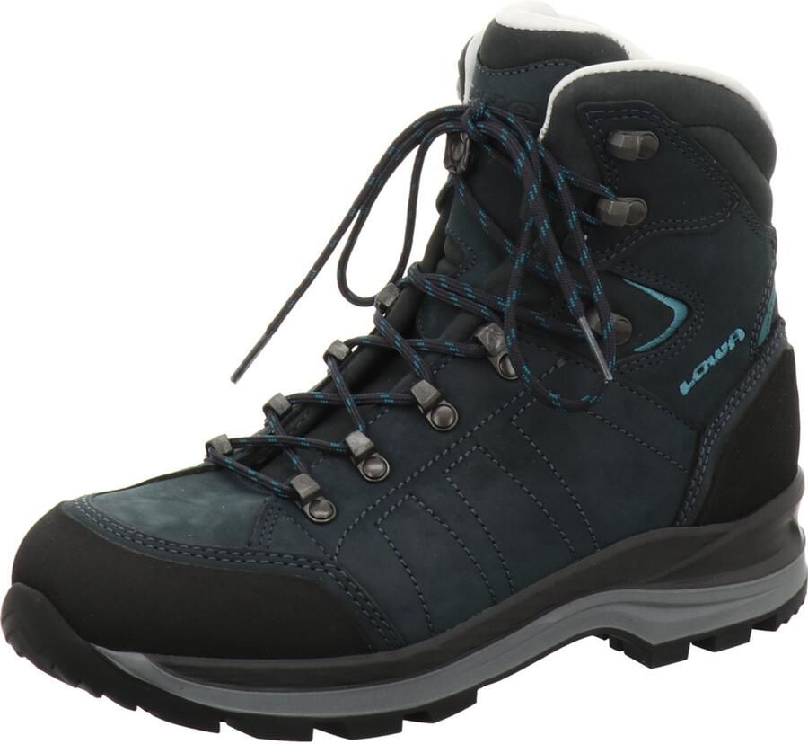 Lowa Lady Sport LL Wandelschoenen Dames leren mid wandelschoenen Navy Petrol