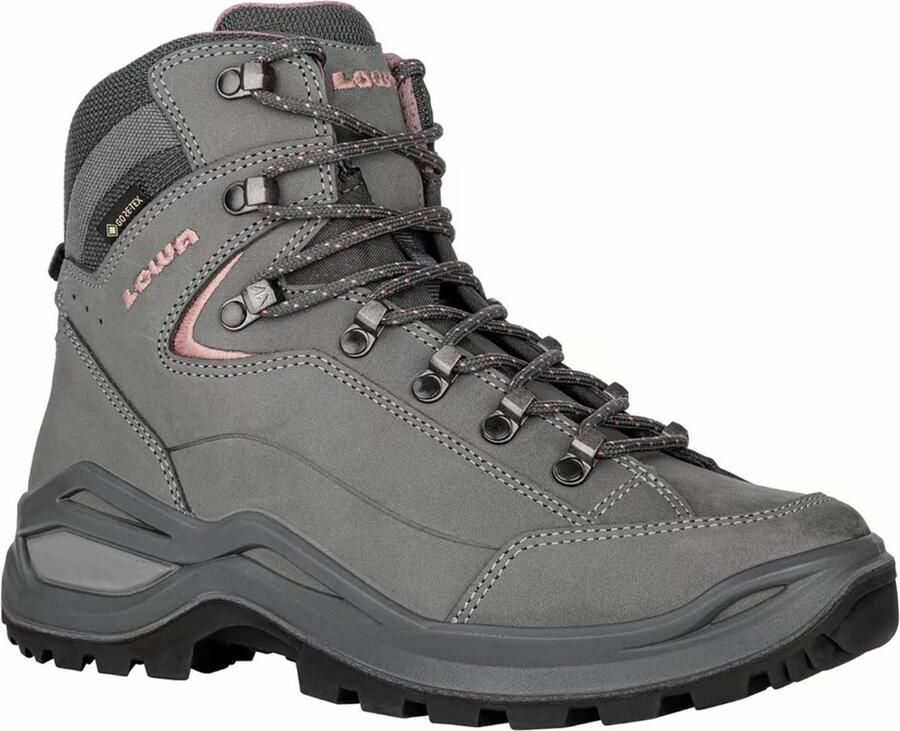 Lowa RENEGATE EVO GTX MID Ws dames wandelschoenen trekkingschoenen outdoor Goretex Graphite Rose - Foto 2
