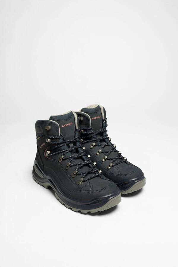 Qlima Lowa Renegade Evo GTX Wandelschoen Dames waterdichte mid wandelschoenen Steelblue Oldrose - Foto 2