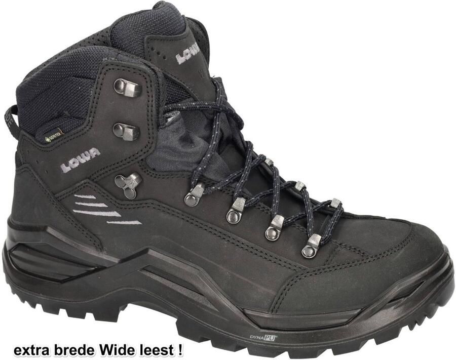 Lowa Renegade Evo Goretex Mid Wide Wandelschoenen Zwart 1 2 Man - Foto 2
