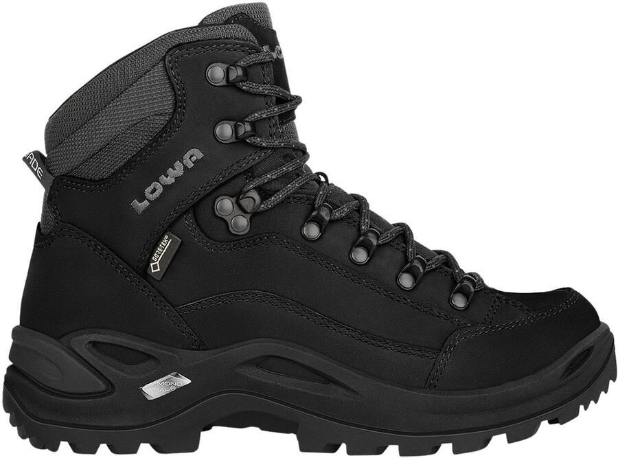 Lowa Renegade GORE-TEX Mid Women Middelhoge wandelschoenen dames Zwart wit