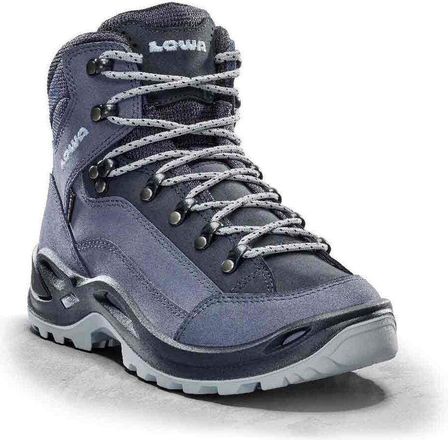 Lowa Hatland Renegade GTX Mid W wandelschoen Graphite rose Schoenen Wandelschoenen Halfhoge schoenen