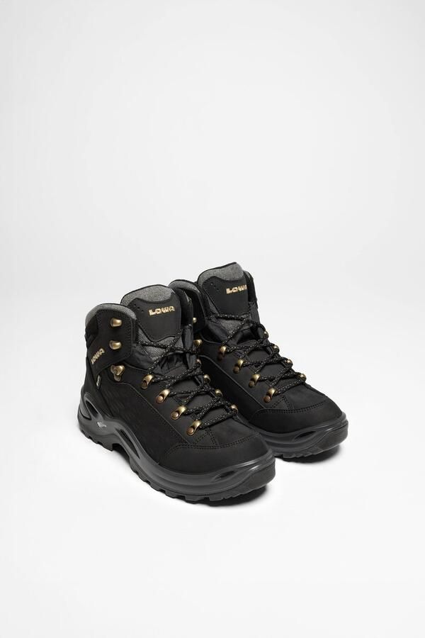 Lowa RENEGADE Warm GTX MID Ws Dames Zwart Champagne Wandelschoen