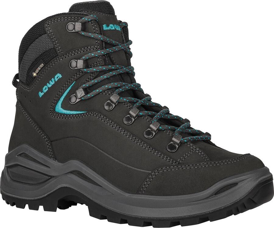 Lowa RENEGATE EVO GTX MID Ws dames wandelschoenen trekkingschoenen outdoor Goretex grijs - Foto 2
