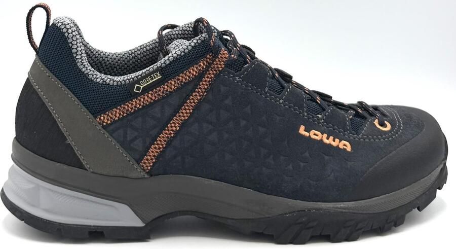 Lowa Sassa GTX Lo Wandelschoenen Dames Marineblauw Zalmroze