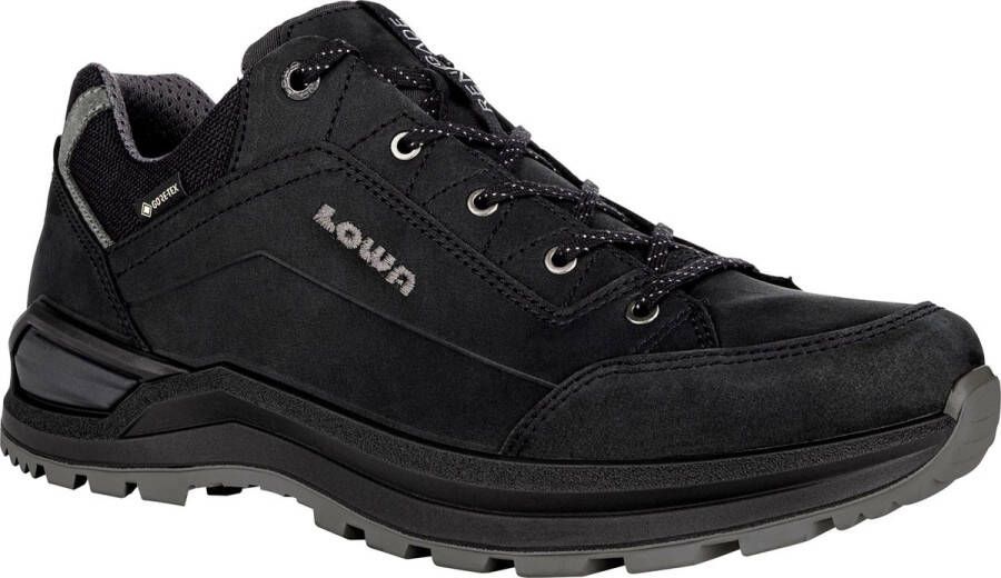 Lowa renegade evo gtx lo black grap Lage wandelschoenen heren Black Black White