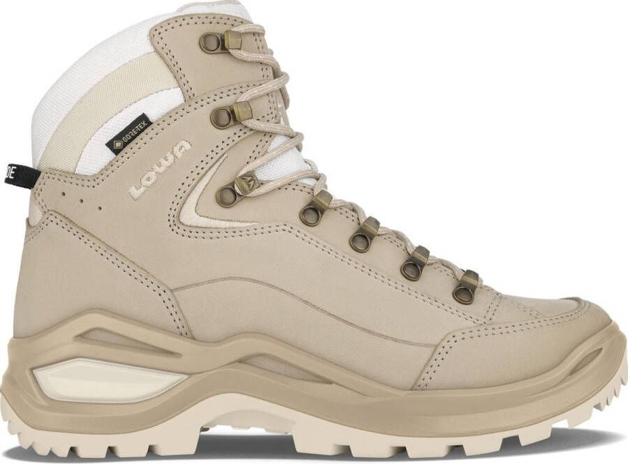 Lowa Renegade Evo GTX Wandelschoen Dames waterdichte mid wandelschoenen Champagne Panna