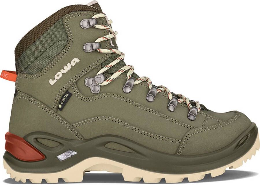 Lowa Renegade Gtx Mid Wandelschoen Dames waterdichte mid wandelschoenen Greygreen Panna