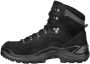 Lowa renegade gtx mid Middelhoge wandelschoenen heren Black Black White - Thumbnail 1