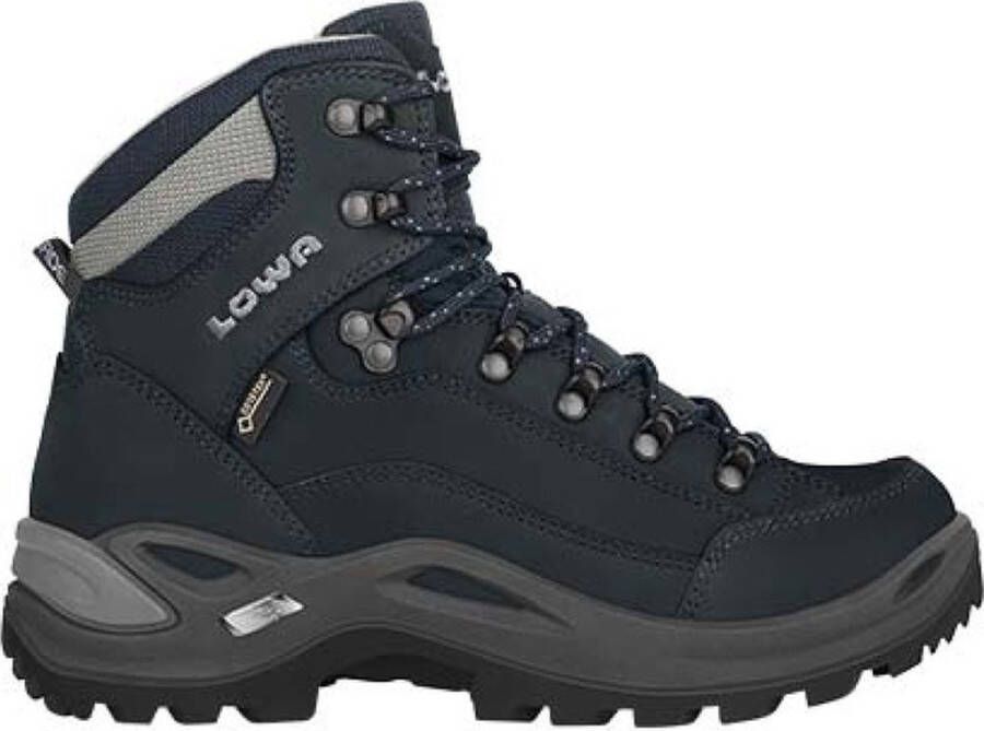 Lowa Renegade Mid GTX Wandelschoenen Dames Marineblauw Middengrijs