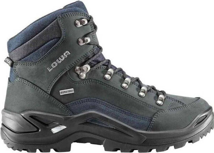 Lowa Renegade Mid GTX Wandelschoenen Dames Marineblauw Middengrijs