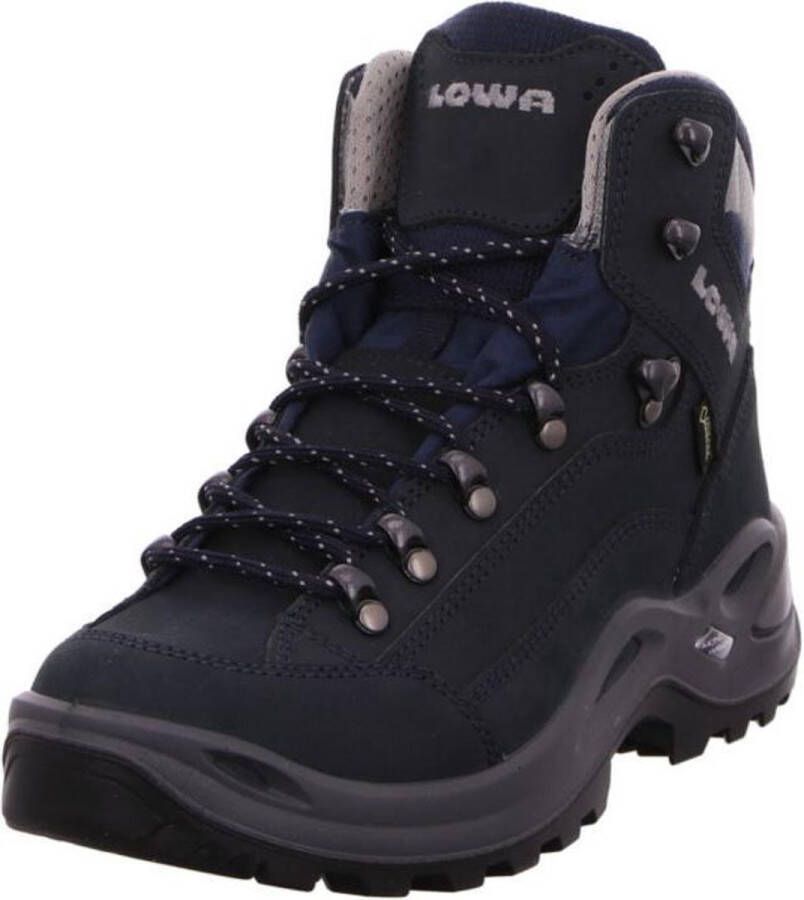 Lowa Renegade Mid GTX Wandelschoenen Dames Marineblauw Middengrijs