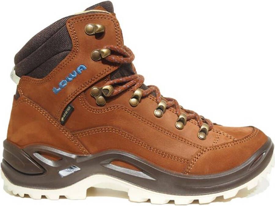 Lowa Women's Renegade GTX MID Wandelschoenen Regular mahogany blauw