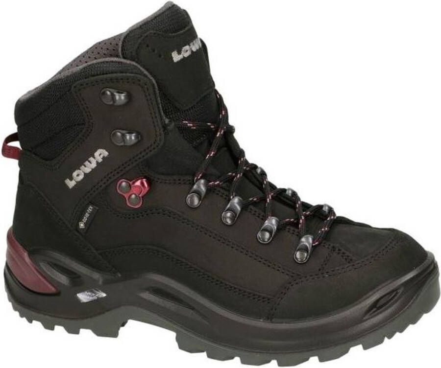 Lowa Renegade GTX Mid Wandelschoen Dames waterdichte mid wandelschoenen Black Prune