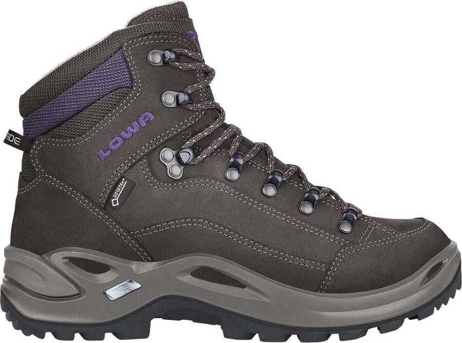 Lowa Hatland Renegade GTX Mid W wandelschoen Slate blackberry Schoenen Wandelschoenen Halfhoge schoenen
