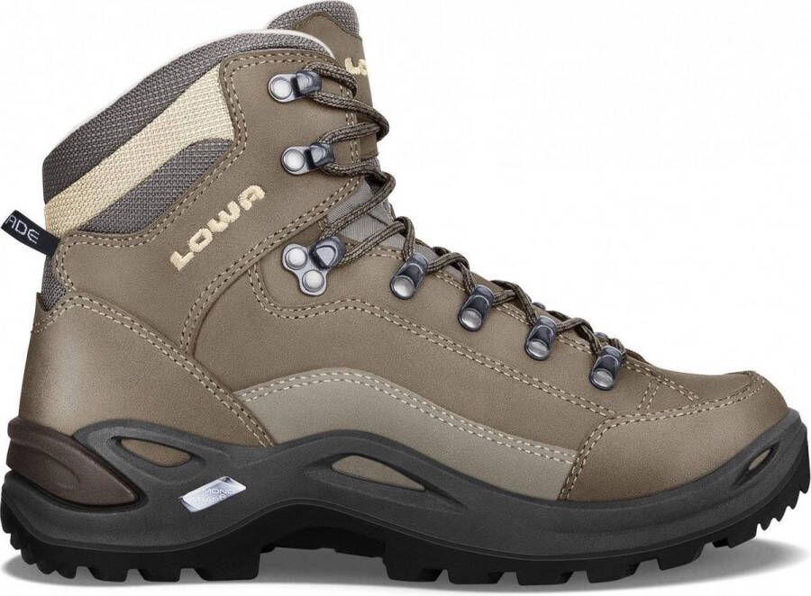 Lowa Hatland Renegade LL Mid dames Stone Schoenen Wandelschoenen Halfhoge schoenen
