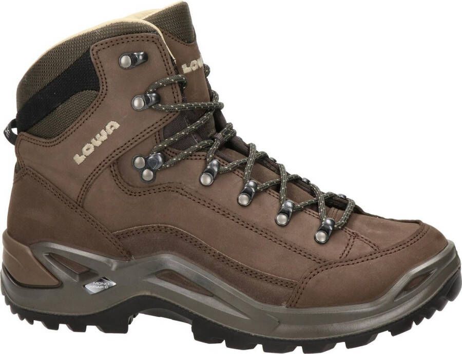 Lowa Hatland Renegade LL Mid Heren Espresso Schoenen Wandelschoenen Halfhoge schoenen