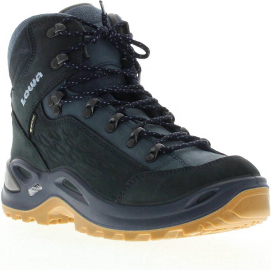 Lowa Renegade Warm Gtx Mid Dames Hoge Wandelschoen Navy-Iceblue