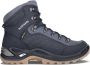 Hatland Lowa Renegade Warm Gtx Mid Dames Hoge Wandelschoen Navy-Iceblue - Thumbnail 1