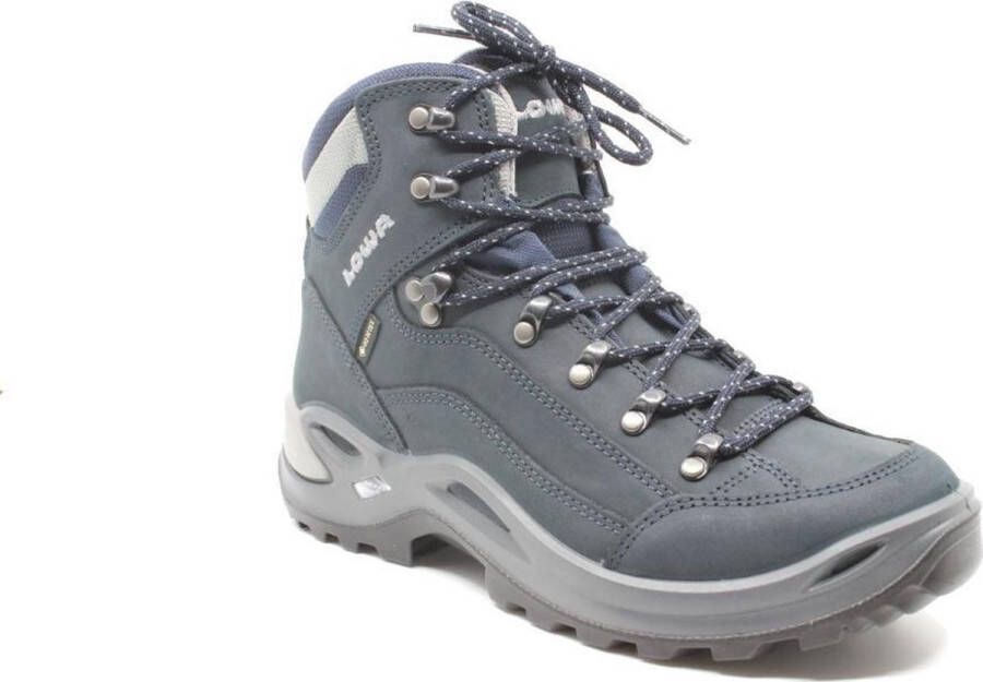 Lowa Renegade Mid GTX Wandelschoenen Dames Marineblauw Middengrijs