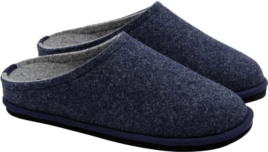 Löwenweiss Hausschuhe Easy Bicolor 6800BC Blue-Grey