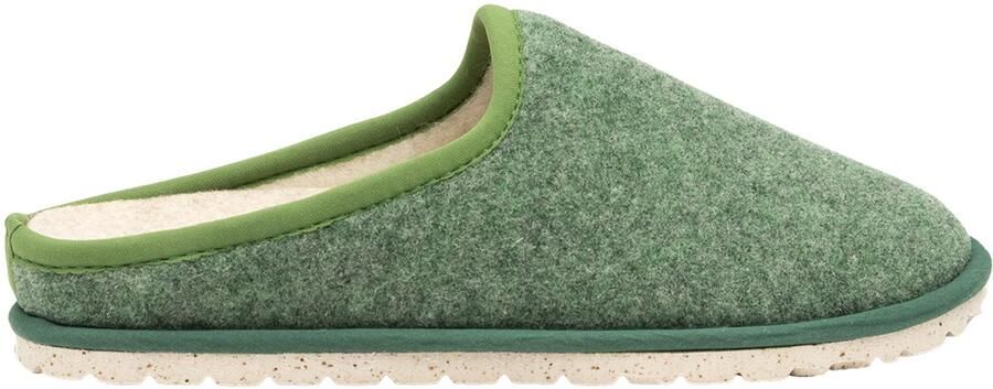 Loewenweiss Lowenweiss Lite Outdoor Pantoffels Wolvilt Binnen Buiten Pantoffels Unisex Groen