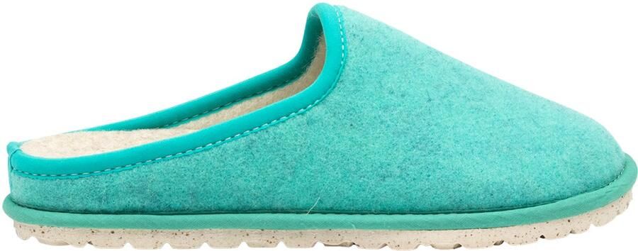 Loewenweiss Lowenweiss Lite Outdoor Pantoffels Wolvilt Binnen Buiten Pantoffels Unisex Blauw