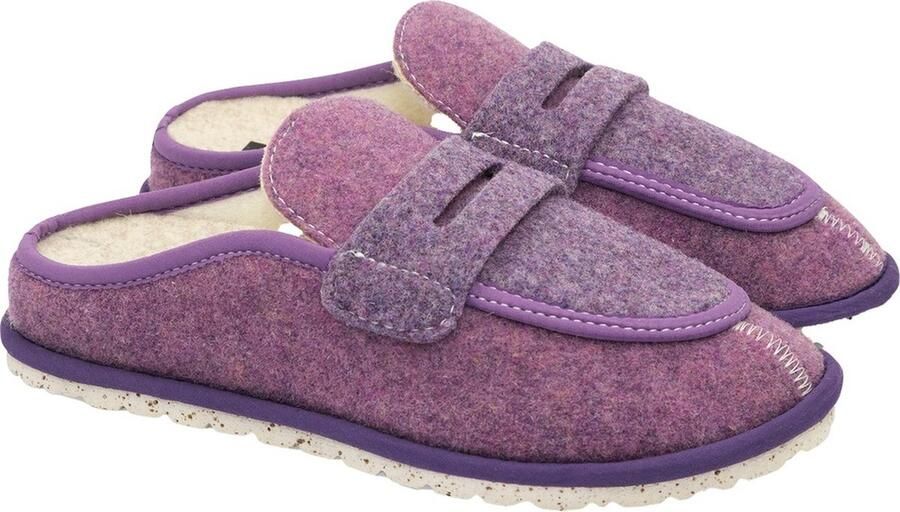 Loewenweiss Löwenweiss Hausschuhe Mokka Outdoor 4401FL Blueberry-Unisex