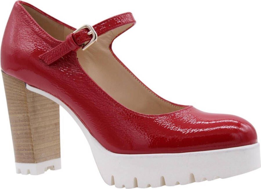 Luca Grossi Lg Mary Jane Pump Rood