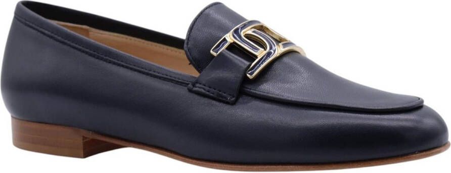 Luca Grossi Stijlvolle Tulle Loafers Blue Dames