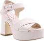 Luca Grossi Folk Sandaal Beige Dames - Thumbnail 3
