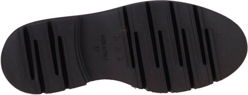 Luca Grossi Zwarte Moccasin Gesp