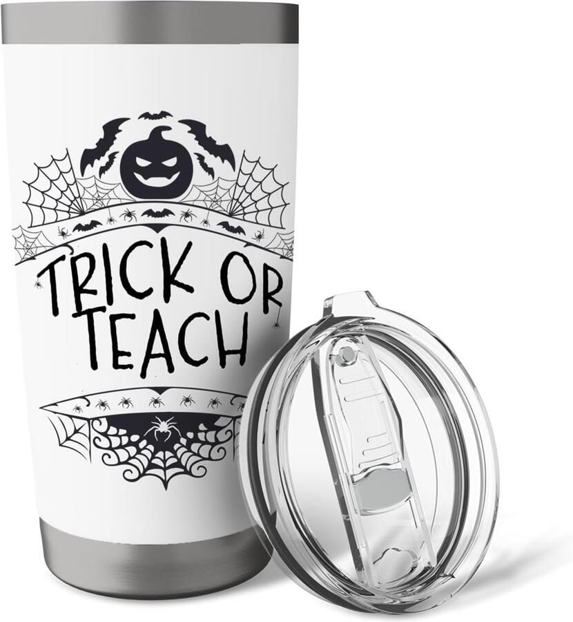 Luchtige Halloween-leerkracht Thermobeker