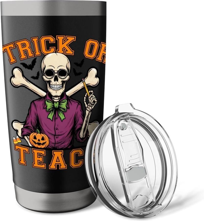 Luchtige Halloween-leerkracht Thermobeker
