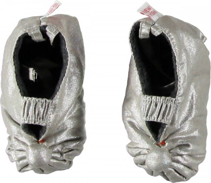 Lucky Wang NY Japanse Babyslofjes Zilver Fleece gevoerd one size