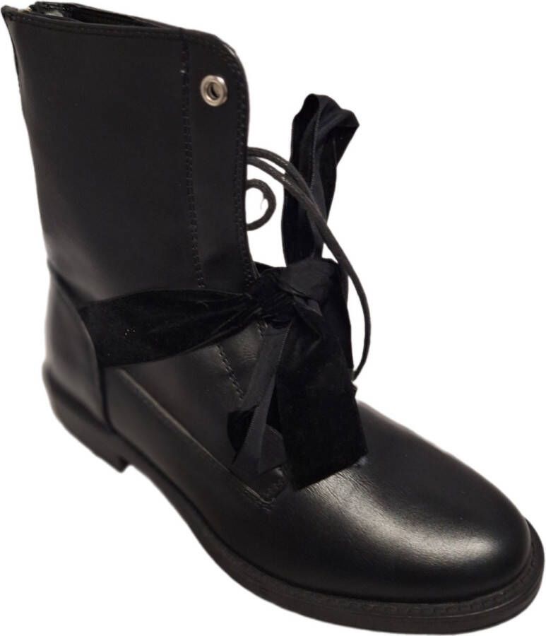 LUCKYSHOES -BOOTS-RIBBON VELVET-VETERS-ANTISLIPZOOL
