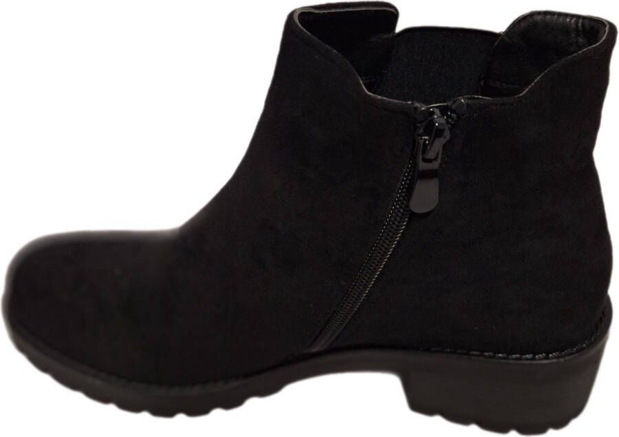 LUCKYSHOES -CHELSEABOOTS-SUEDELOOK-PROFIELZOOL