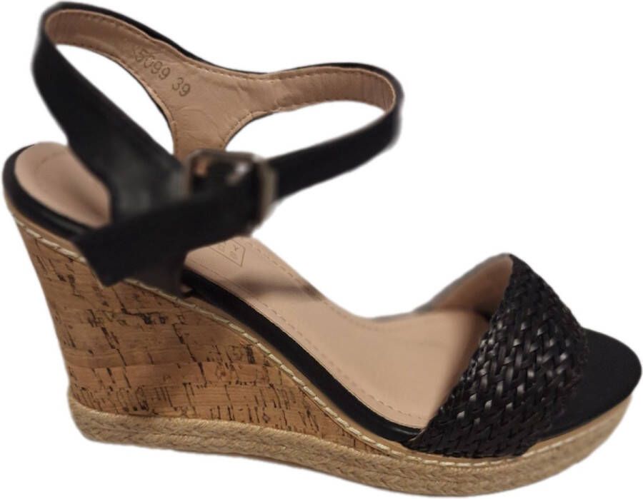 LUCKYSHOES -ESPADRILLES-BLACK-HEEL -ZOOL