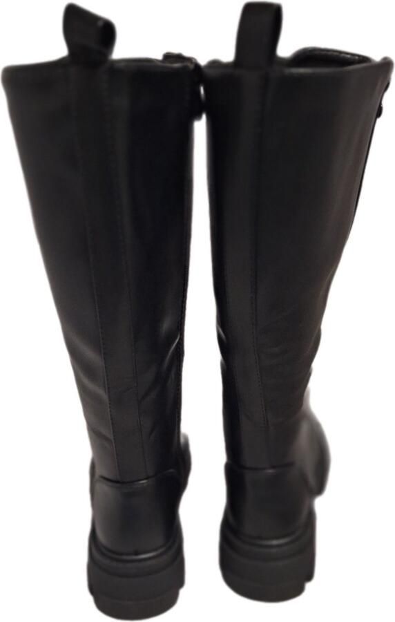 LUCKYSHOES LUCKY SHOES-LAARS-IMITATIONLEER-BLACK