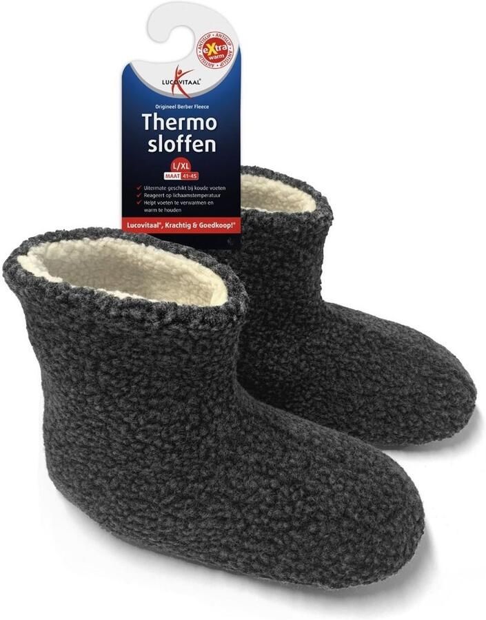 Lucovitaal Thermo Berber Slof 41-45 (1 paar)