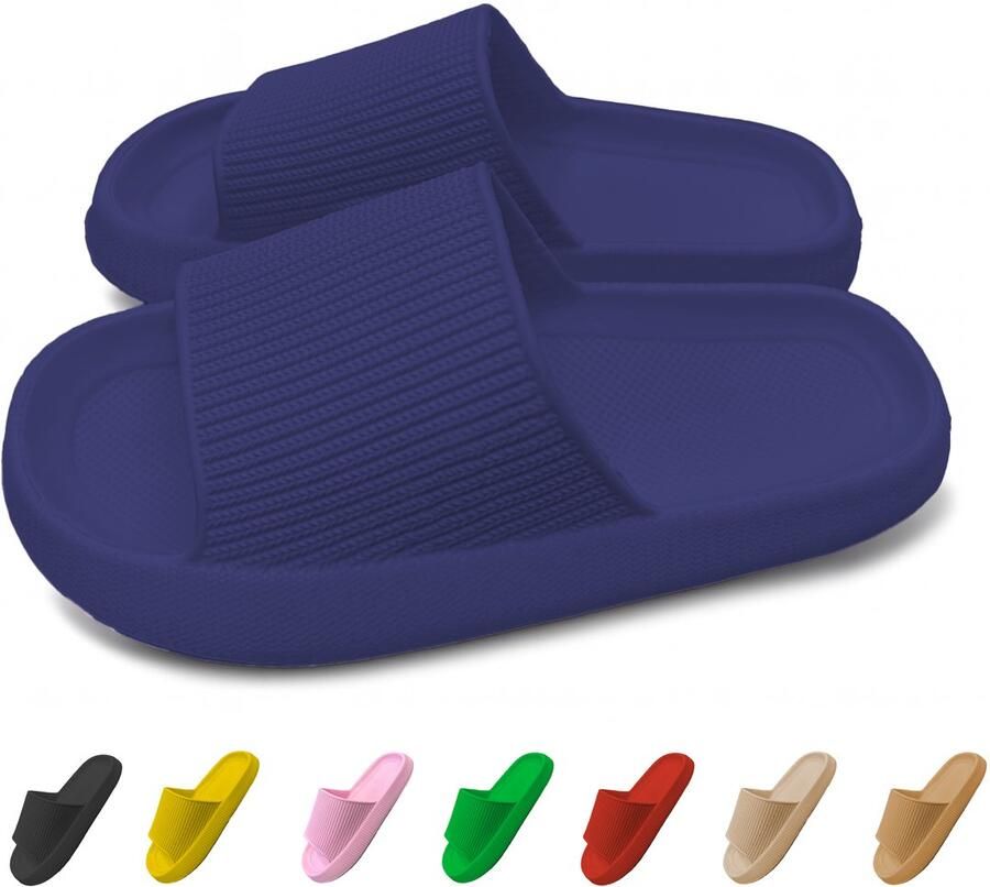 Lucovitaal Orthopedische Zomer Badslippers (donkerblauw) - Foto 2