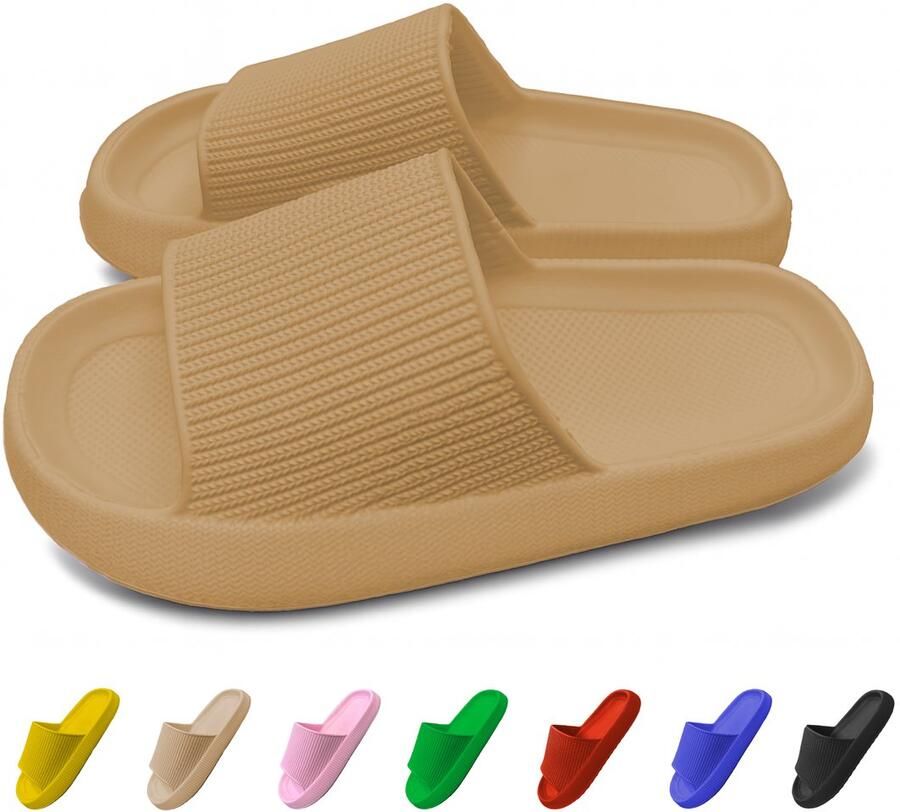 Lucovitaal Zomer Badslipper 39-40 Taupe (1 paar) - Foto 2