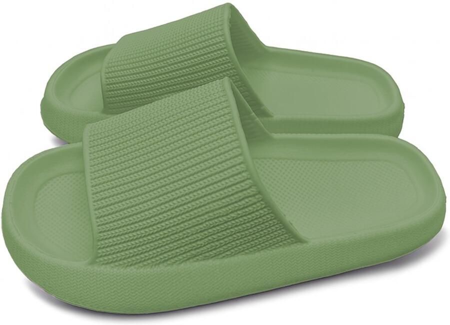 Lucovitaal Zomer Badslipper 41-42 Olijfgroen (1 paar)