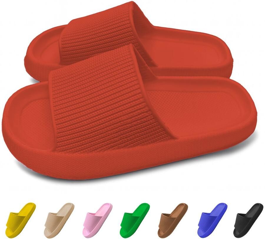 Lucovitaal Orthopedische Zomer Badslippers (Rood) - Foto 2