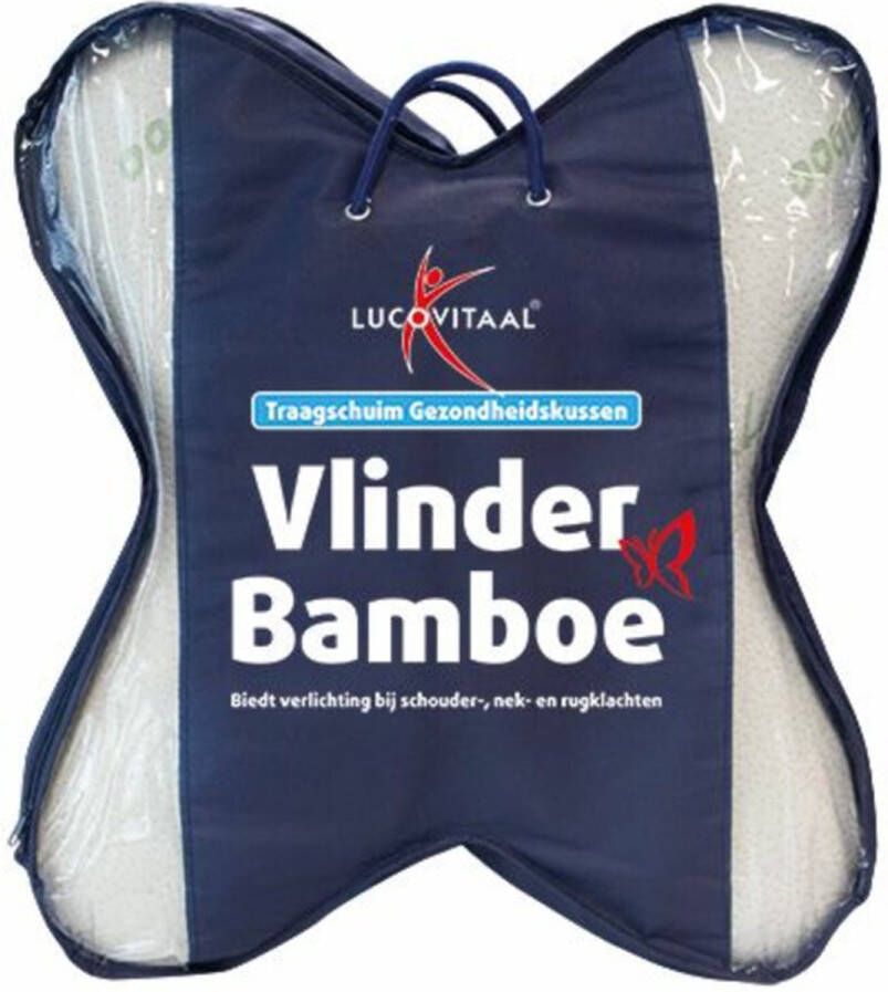 Lucovitaal Bamboe vlinderkussen 1 Stuks