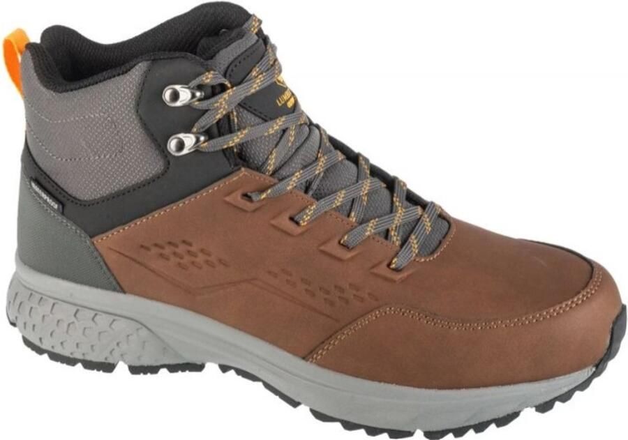 Lumberjack Josep Hiking Shoes Bruin Grijs Waterproof Uitneembare Binnenzool & Gripvaste Profielzool