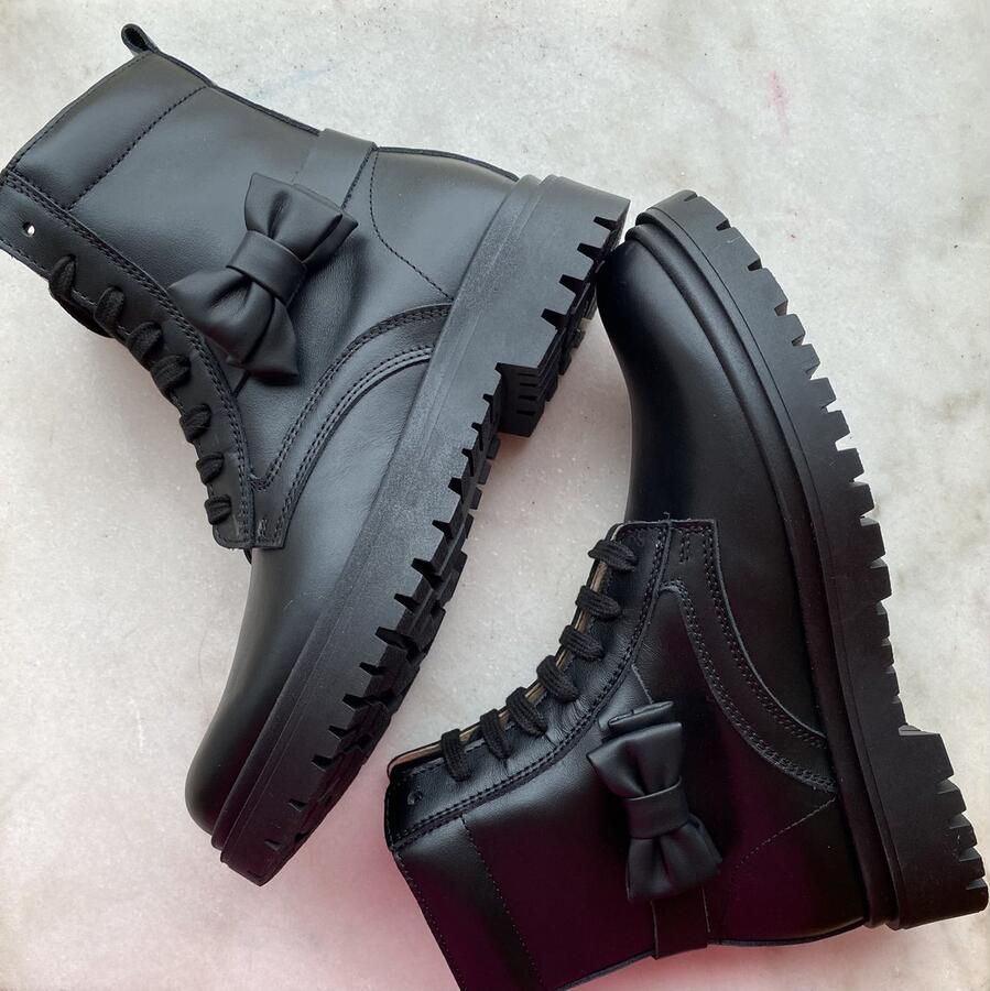 Lunella damesbottine zwart