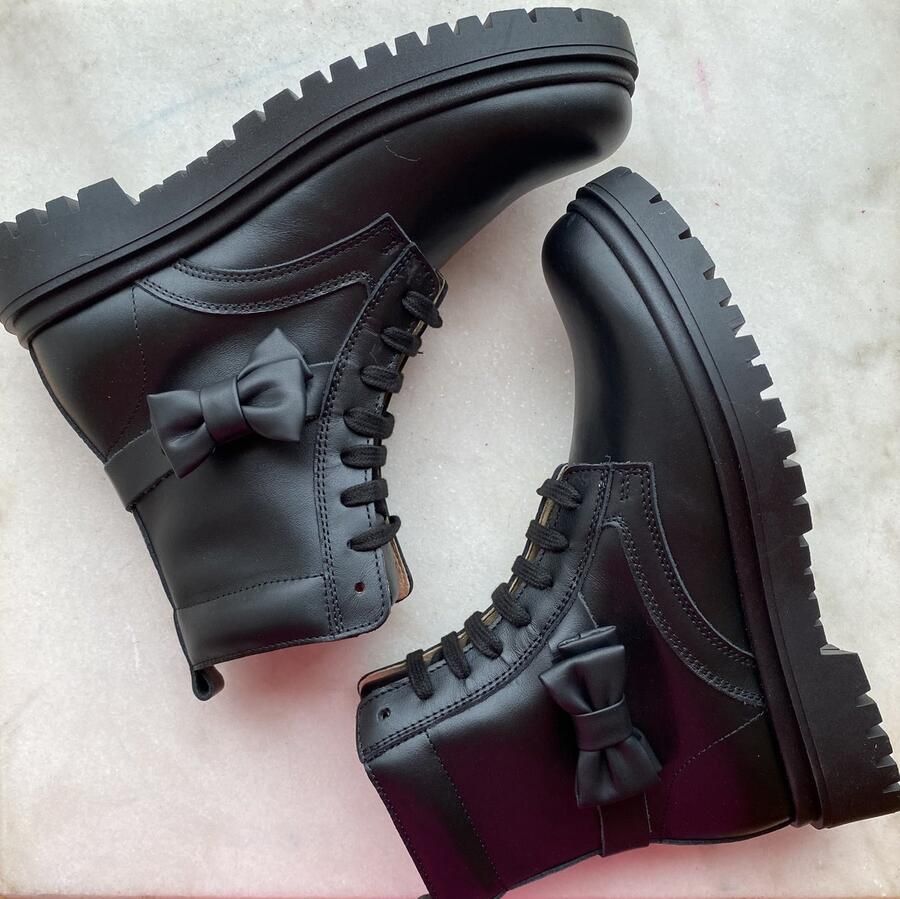 Lunella damesbottine zwart