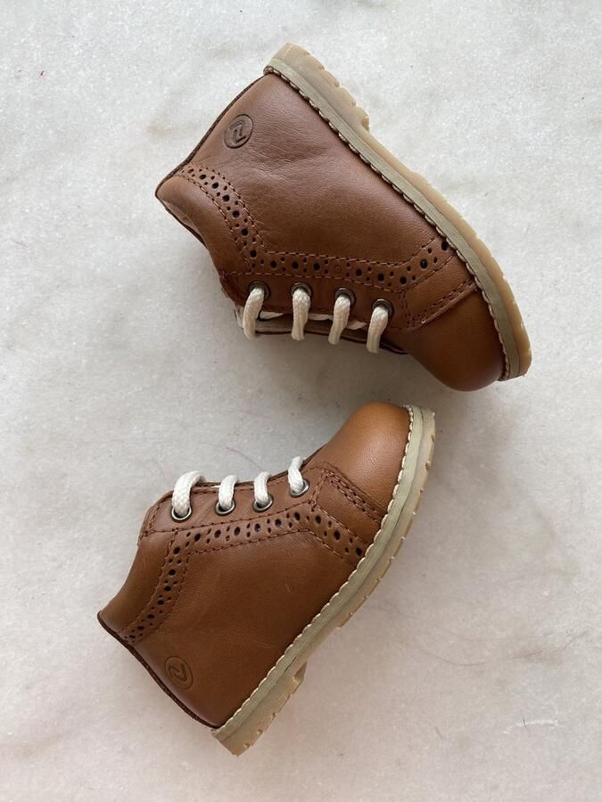 Lunella eerste stap schoen klassiek cognac