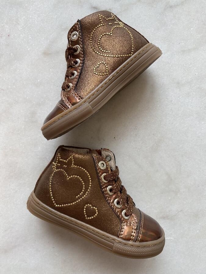 Lunella meisjessneaker bruin